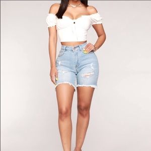 Fashion Nova Worth The Wait Bermuda Shorts